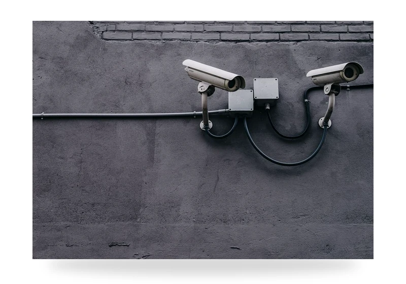 Night vision outdoor CCTV security cameras